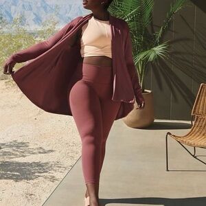 Athleta Pranayama Wrap in Tawny Rose